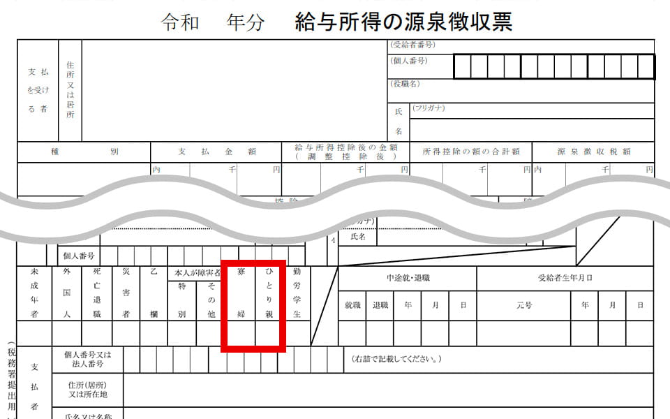 寡ふ・ひとり親に該当しますか？