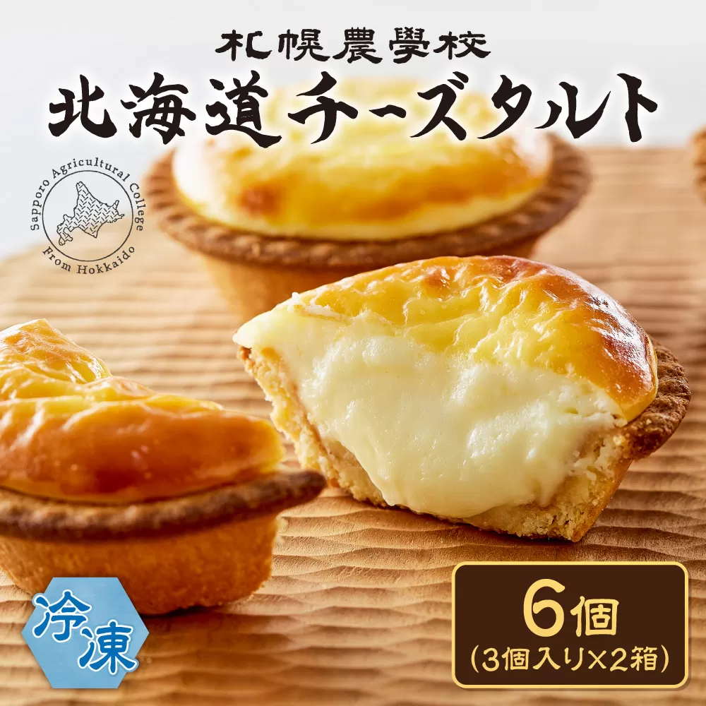 北海道チーズタルト　６個 | 札幌農学校 スイーツ お菓子 北海道 札幌市