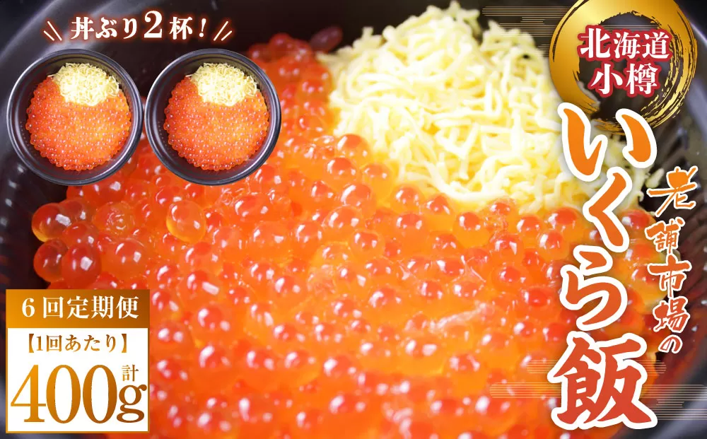 【6回定期便】【785】いくら飯(いくら醤油漬け) 200g×2個 (400g)
