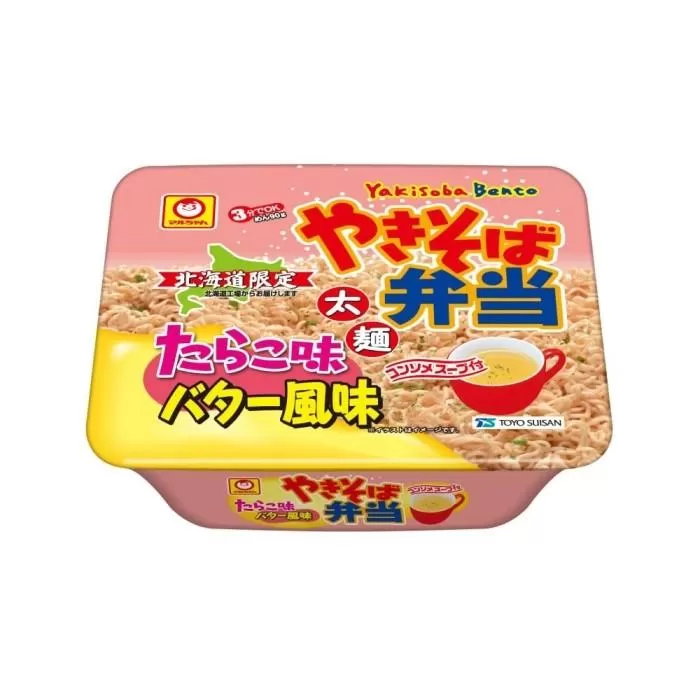 【5回定期便】＜東洋水産北海道工場＞マルちゃん「やきそば弁当 たらこ味バター風味」12食入り 1ケース