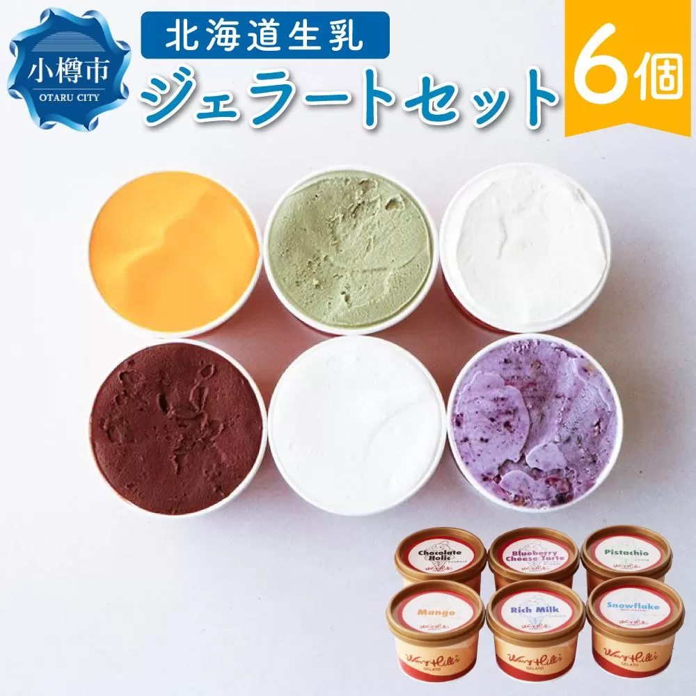 ジェラート 100ml×6個セット 全6種 北海道産生乳使用