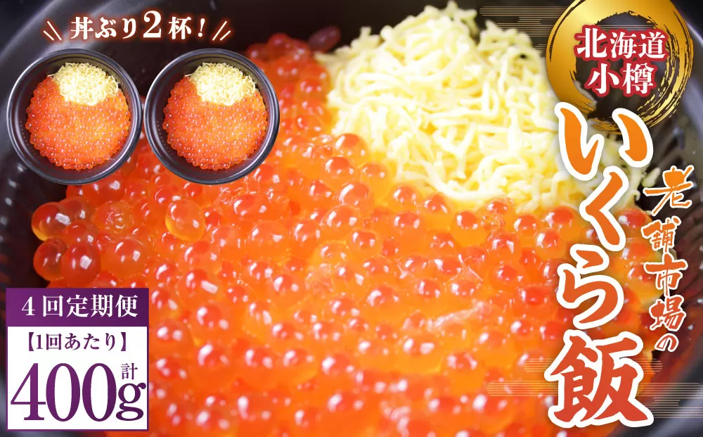 【4回定期便】【785】いくら飯(いくら醤油漬け) 200g×2個 (400g)