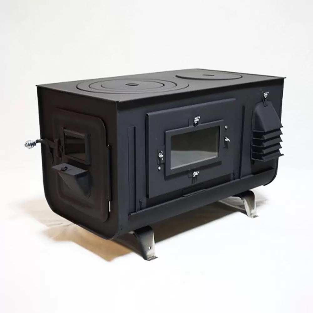 新保製作所 角型3面窓付薪ストーブ ”FIRESIDE”