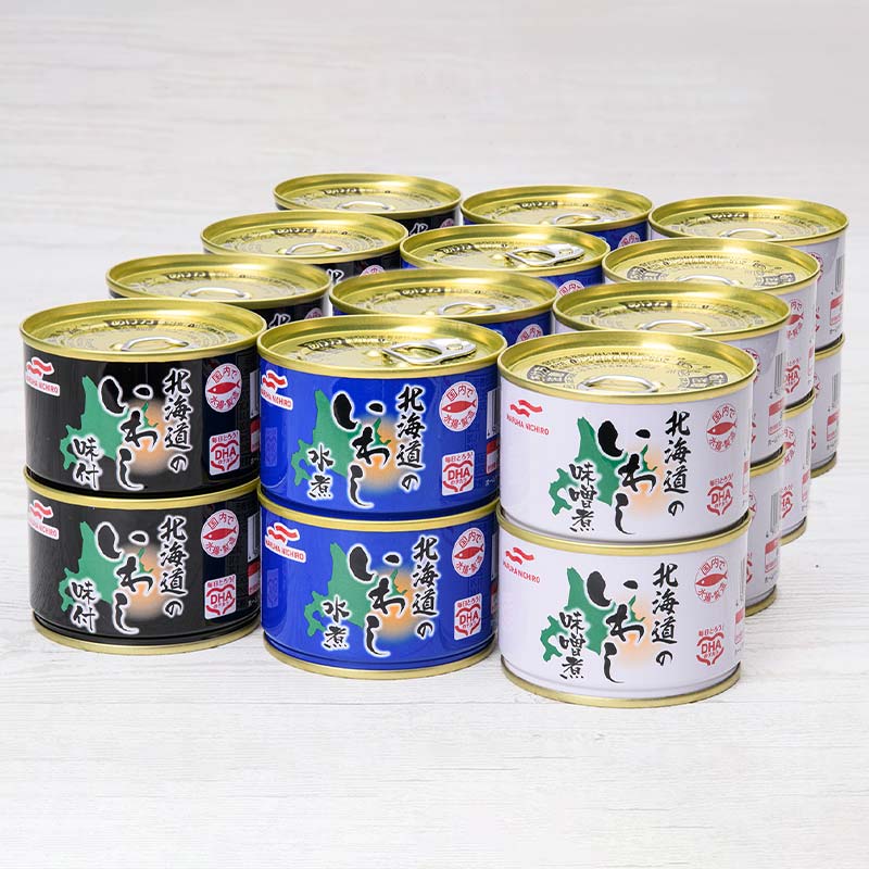 MARUHA NICHIRO マルハニチロ 北海道のいわし味噌煮 缶詰 48缶 1