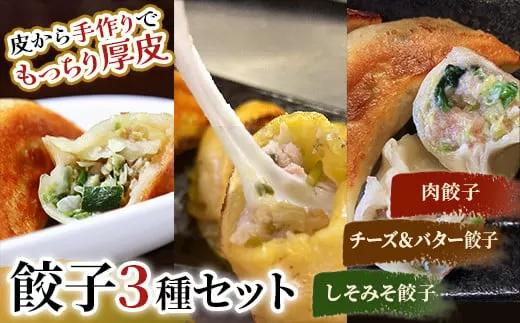 肉餃子・しあわせの黄色いチーズ＆バター・しそみそ餃子  F4F-2513