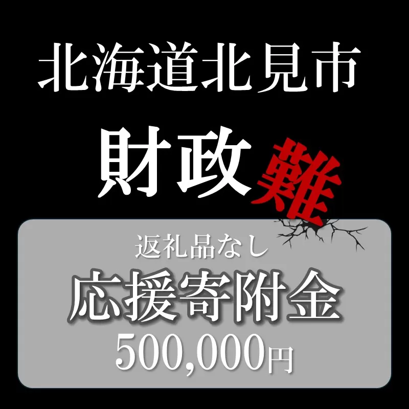 【返礼品なし】北海道北見市 応援寄附(500,000円分)【223-0007】