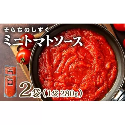 空知の恵みをギュッと凝縮 そらちのしずくトマトソース ２袋【a127-006】