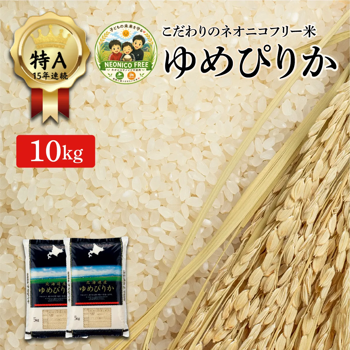 令和7年産 アグリプロ未来のゆめぴりか 10kg(5kg×2袋)【a178-002】北海道 岩見沢市 北海道産 お米 米 精米 白米 ご飯 ごはん