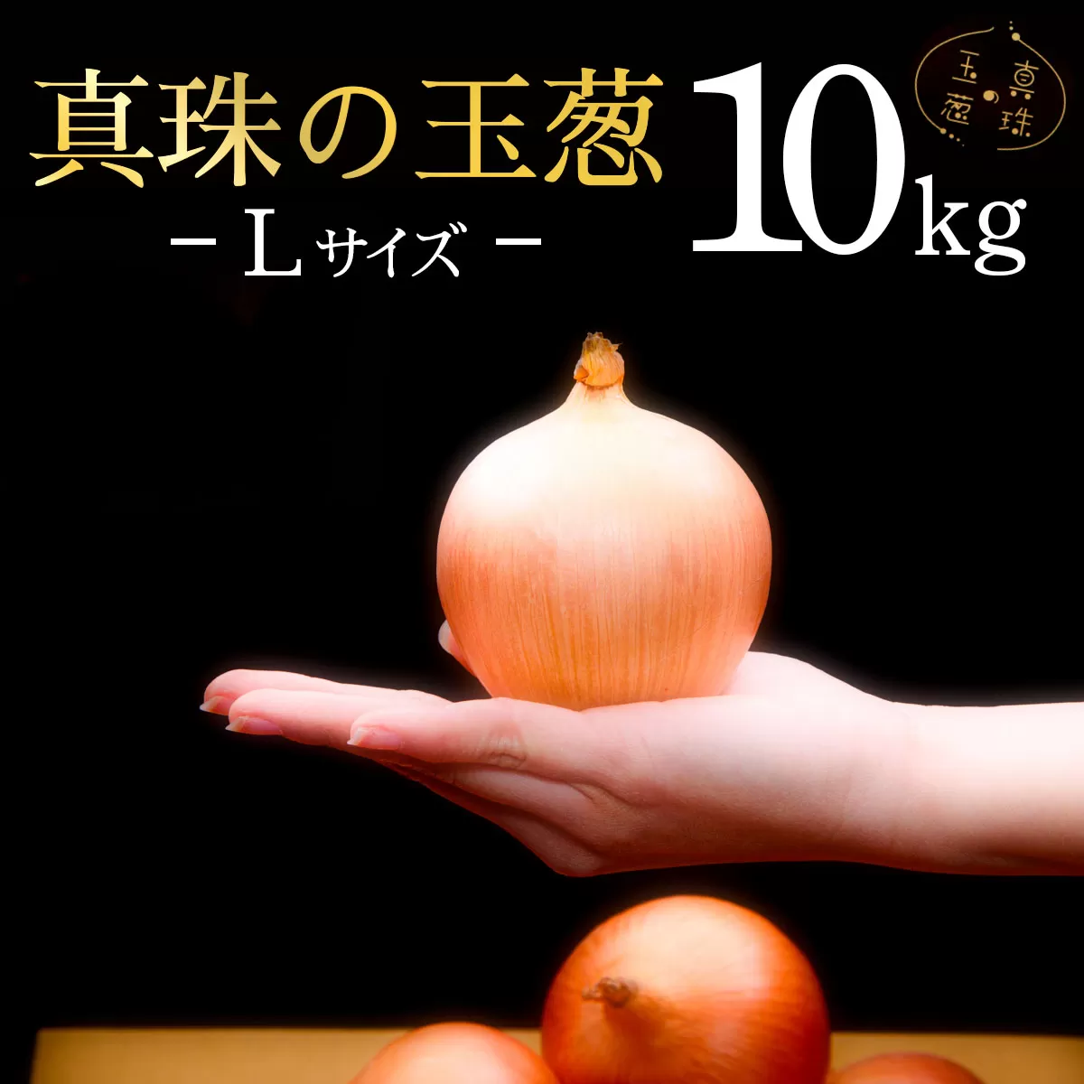 真珠の玉葱 Ｌサイズ10kg≪海のミネラルで育てた玉葱≫【50104】