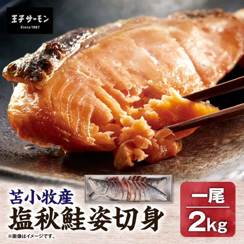 【王子サーモン】塩秋鮭姿切身（1尾） 2kg