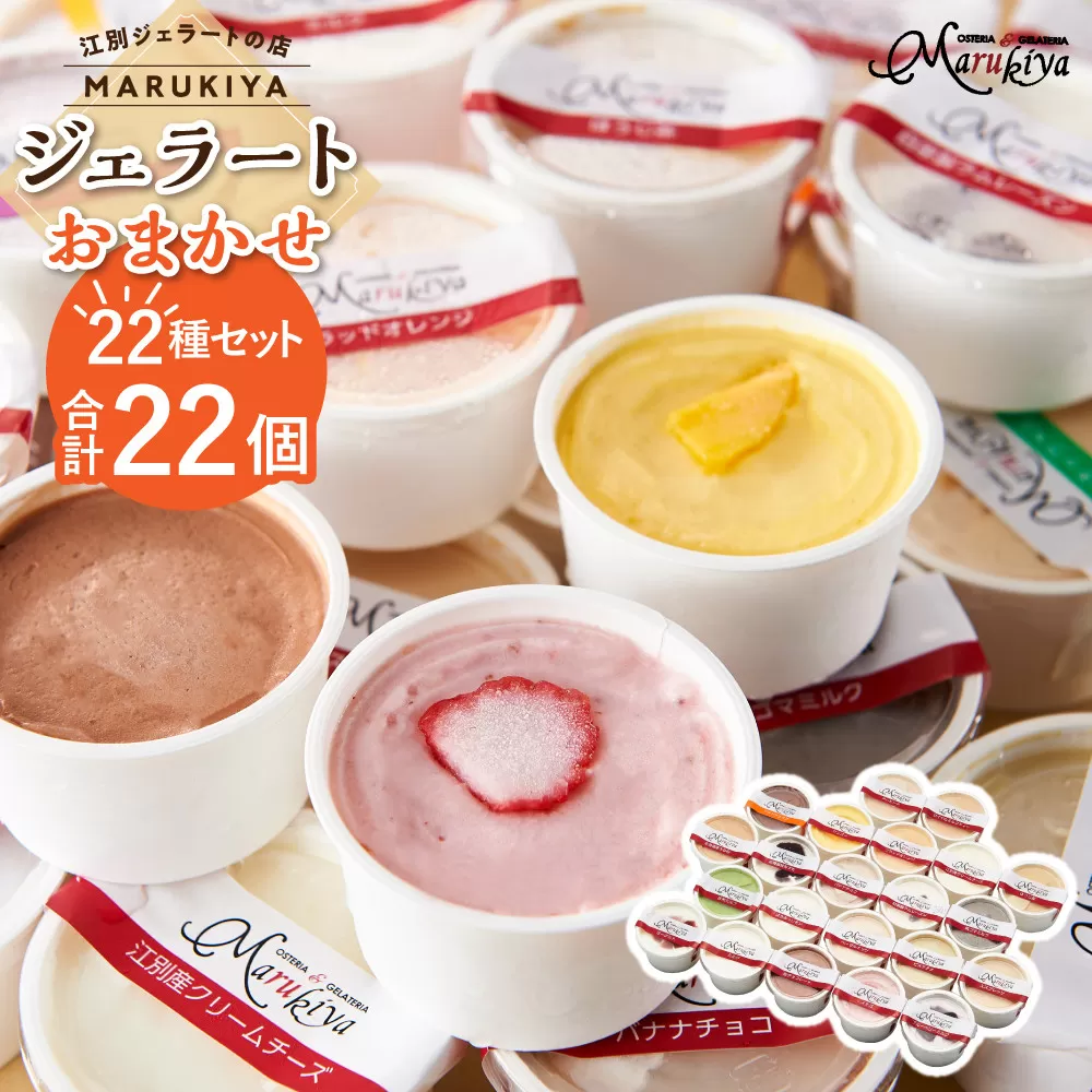 【合計　22個】ジェラートおまかせ　22種セット