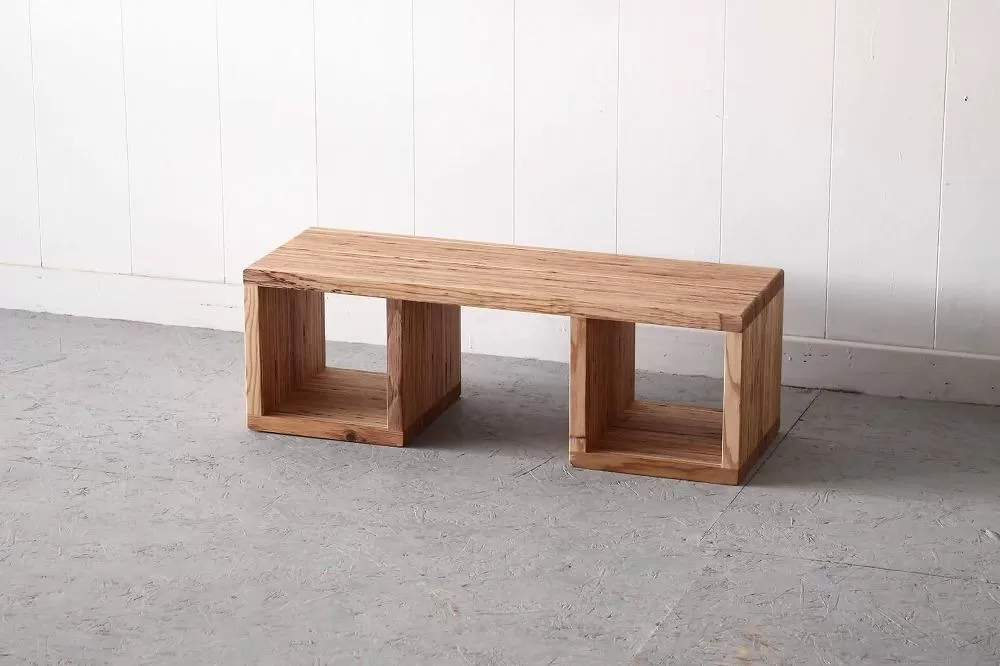 ウッドラック（コの字※一個）杉  北海道 KOTA インテリア 手作り 家具職人 ローボード モダン