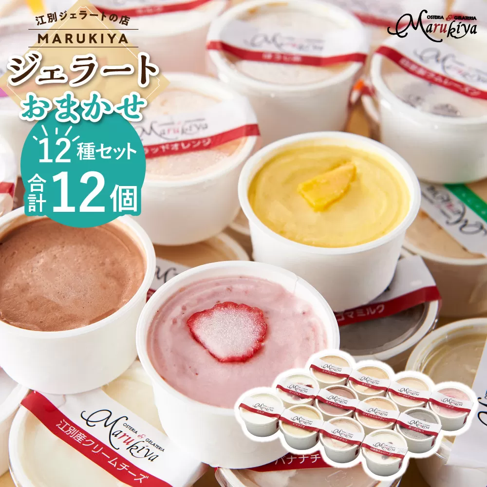 【合計　12個】ジェラートおまかせ　12個セット