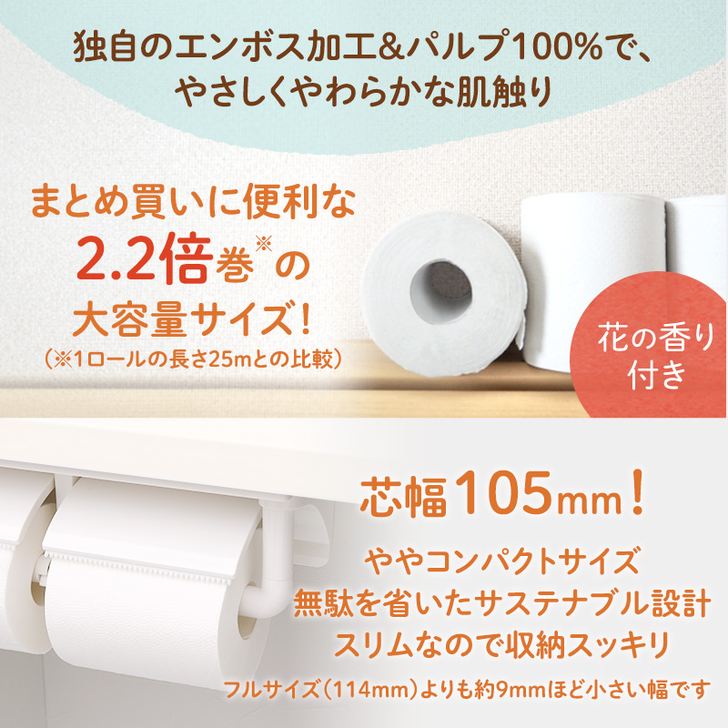エリエール ハーフサイズ 収納に便利 コンパクト 【少量3パック