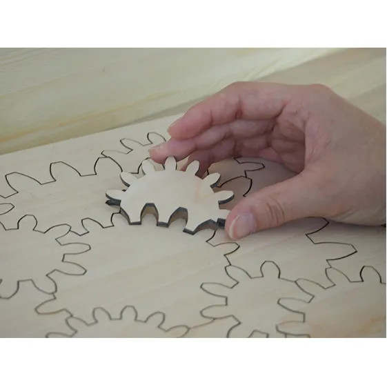 考えるおもちゃ　ギアパズル・ワイド 工芸品 玩具 