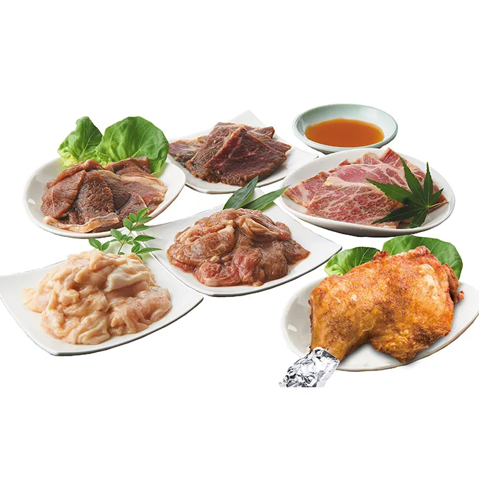 【秘伝の特製タレ！】赤平自慢のお肉6種選りすぐりセット 牛肉 焼肉 バーベキュー 牛肉/ホルモン 羊肉 ラム肉 