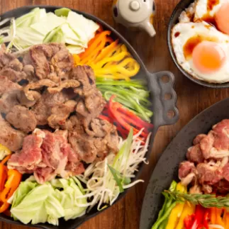 40-124 秘伝の味付けラムロースジンギスカン1.2kg