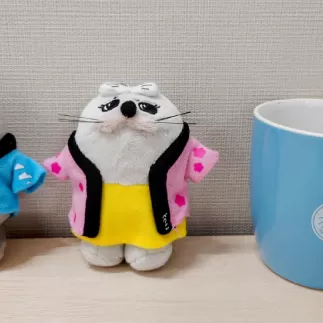 15-217 ゆるキャラ紋太・べつこグッズ(ぬいぐるみ小×2、マグカップ[ブルー］)