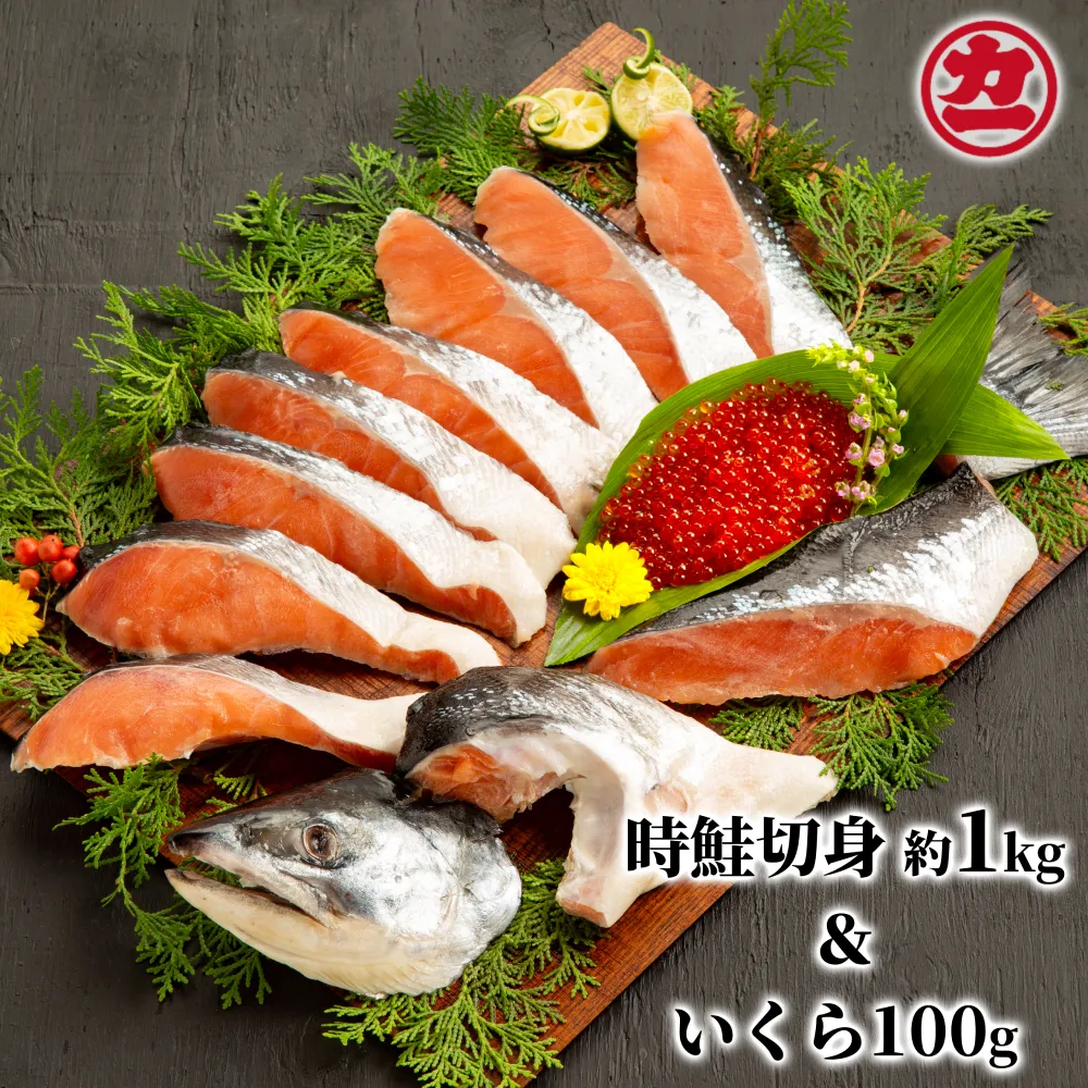 18-72 塩時鮭姿切身＆ますいくら醤油漬セット