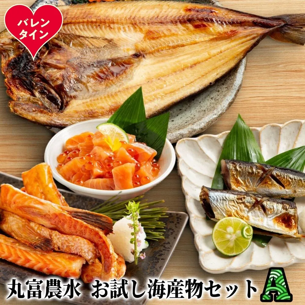 12-315 【バレンタインデー】丸富農水お試し海産物セットＡ