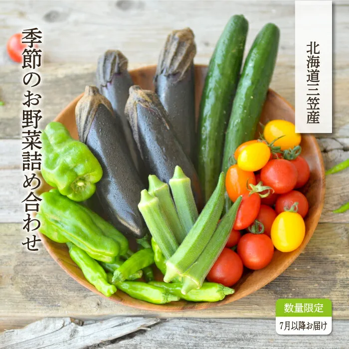 《令和8年分》数量限定！季節のお野菜詰め合わせ 夏(配送時期：7月〜8月)【01017】