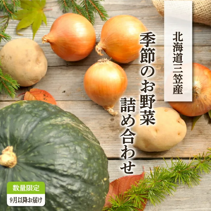 《令和8年分》数量限定！季節のお野菜詰め合わせ 秋(配送時期：9月〜10月)【01018】