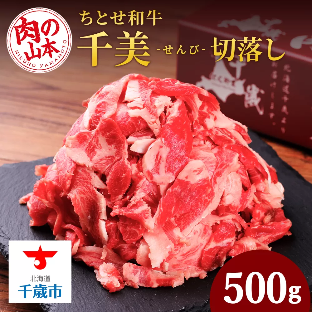 ちとせ和牛「千美」切落し 500ｇ＜肉の山本＞