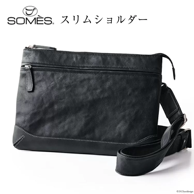 SOMES　TT-07　スリムショルダー　（ブラック）[ソメスサドル 北海道 砂川市 12260302] レビューキャンペーン
