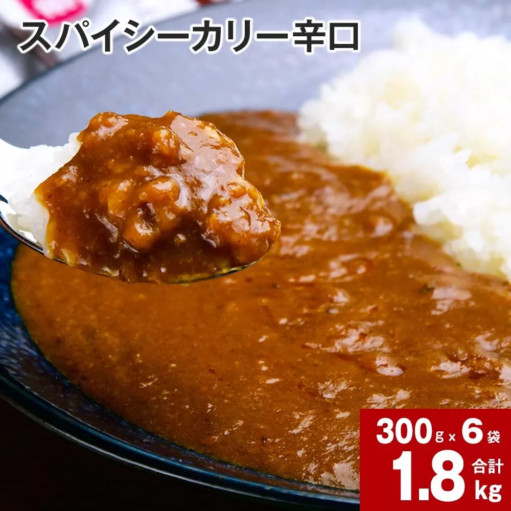 スパイシーカリー辛口(レトルト) 300g×6袋