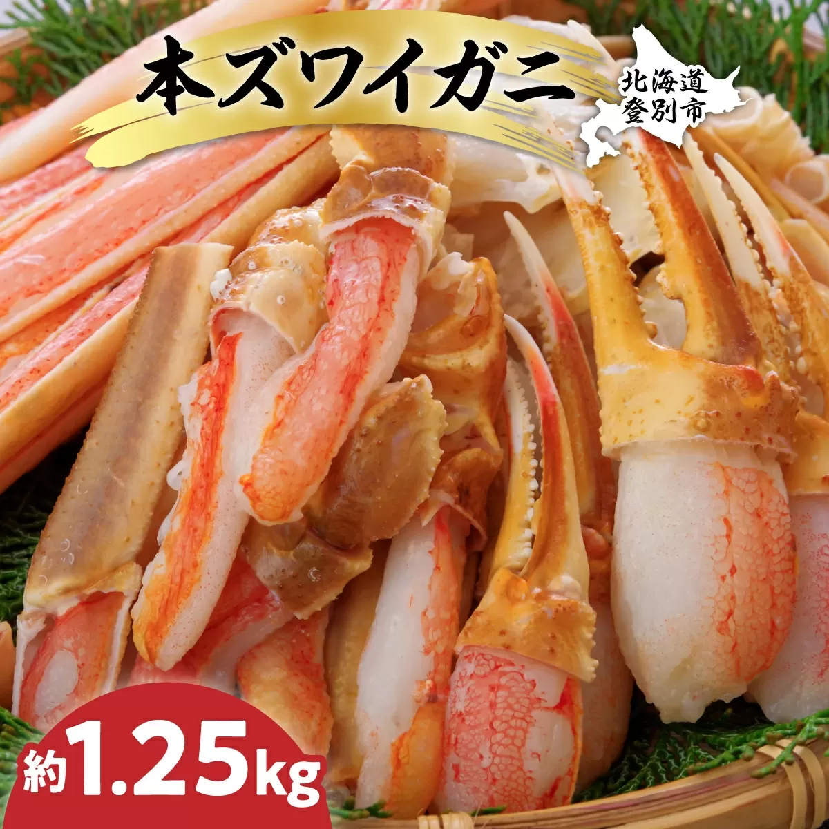 数量限定 特別価格 カット済み 生ずわいがに 1.25kg ［カニ鍋 100セット 限定 かに 蟹 本ズワイガニ ずわいがに かに鍋 蟹鍋 かにしゃぶ 蟹しゃぶ 年末年始 お歳暮 正月 ギフト 2025 簡単 手軽 北海道 登別 ］