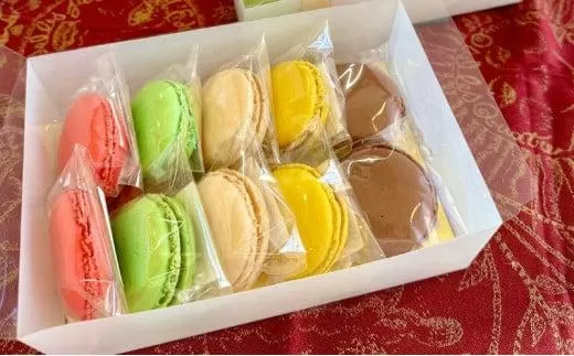 スイーツナチュール マカロン 5種 10個入り お菓子 スイーツ 北海道 伊達市