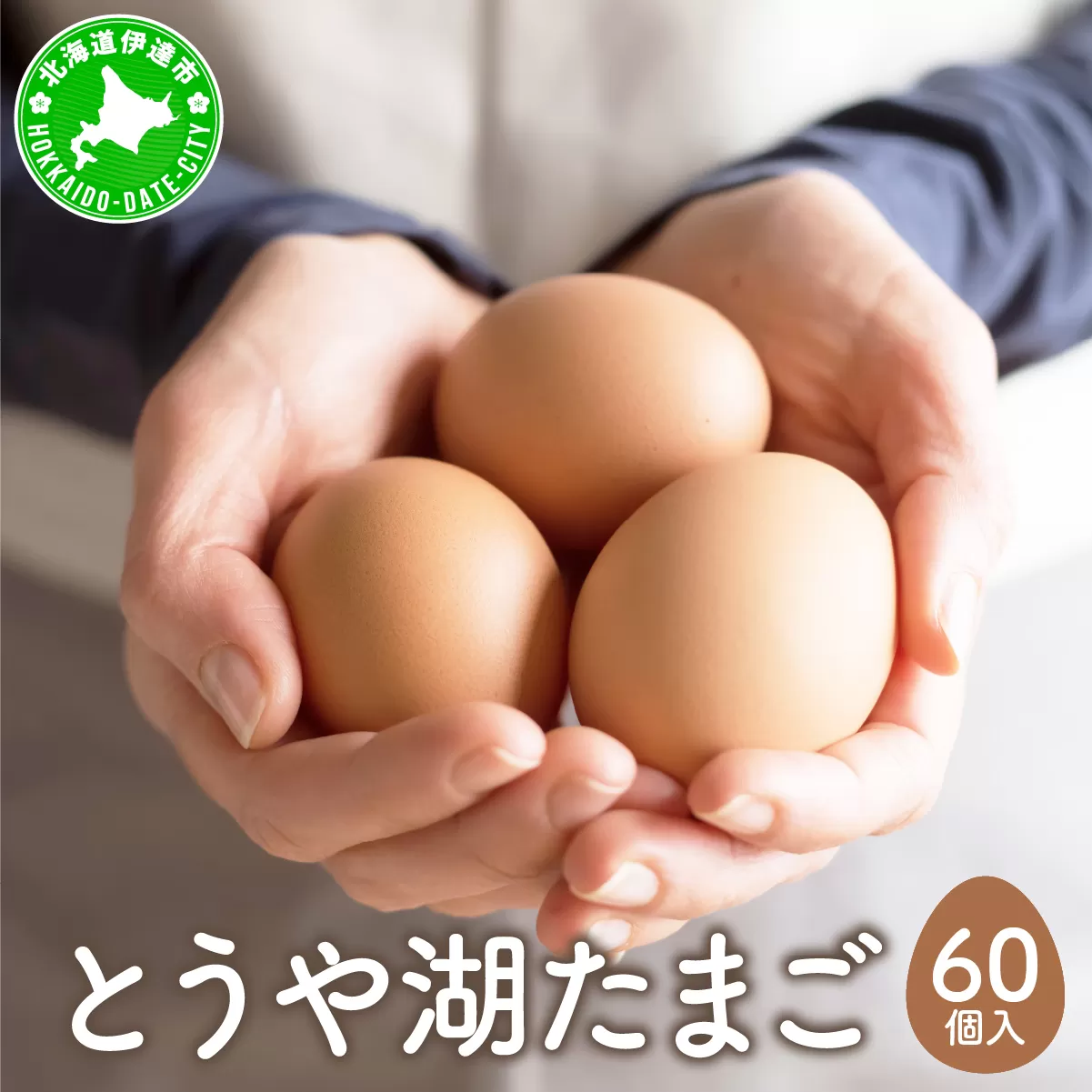 北海道 伊達市 とうや湖 卵  60個 入り たまご