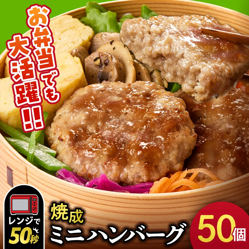 ファイヤーバーグ 焼成ミニハンバーグ25g×50個