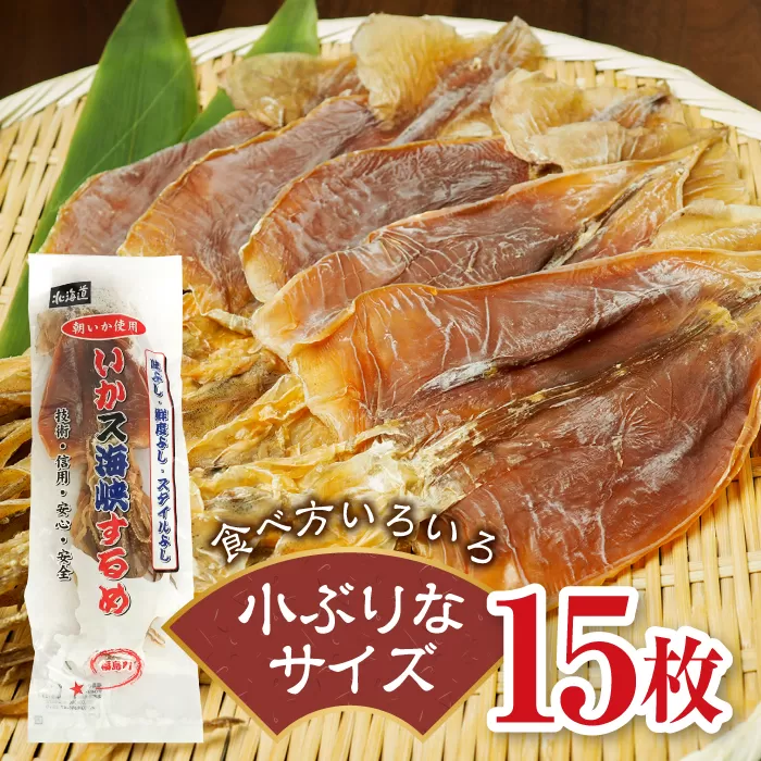 北海道福島町 大羽するめ (4〜5号)15枚セット FKK003
