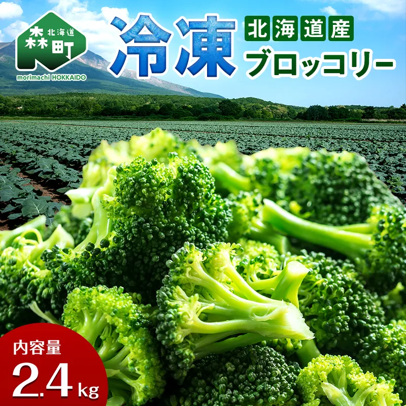 小分け カット済み ブロッコリー 冷凍 2.4kg 北海道森町産 野菜 おかず お弁当 便利 小分け カット済み ブロッコリー 冷凍 mr1-1004