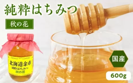 純粋 はちみつ 秋の花 600g 国産_Y057-0016