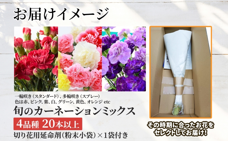 切花2セット多様な花のブーケ