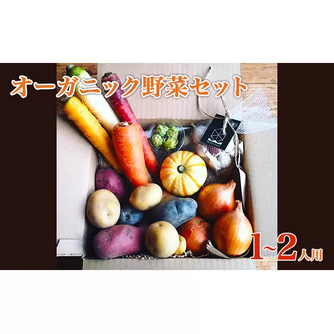 2025年産 秋のオーガニックお野菜セット1～2人用 詰合せ じゃがいも にんにく 人参 南瓜 玉ねぎ 