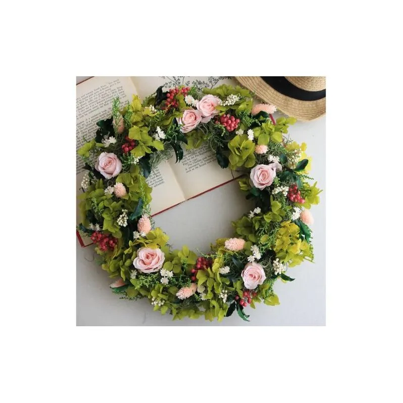 プリザーブドフラワー フェアリーリース 花 インテリア 装飾品 バラ 薔薇 アレンジ ギフト プレゼント 北海道 上富良野町