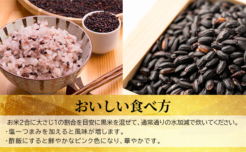 美深町産 黒米 もち米 セット 計4.8kg (黒米200g×4袋、もち米1kg×4袋