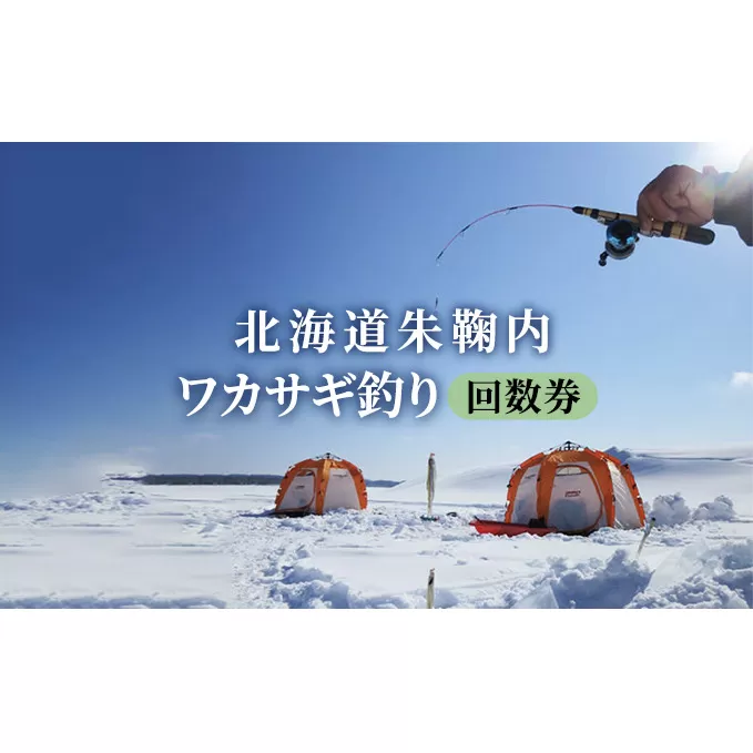 北海道朱鞠内 ワカサギ釣り回数券 チケット 