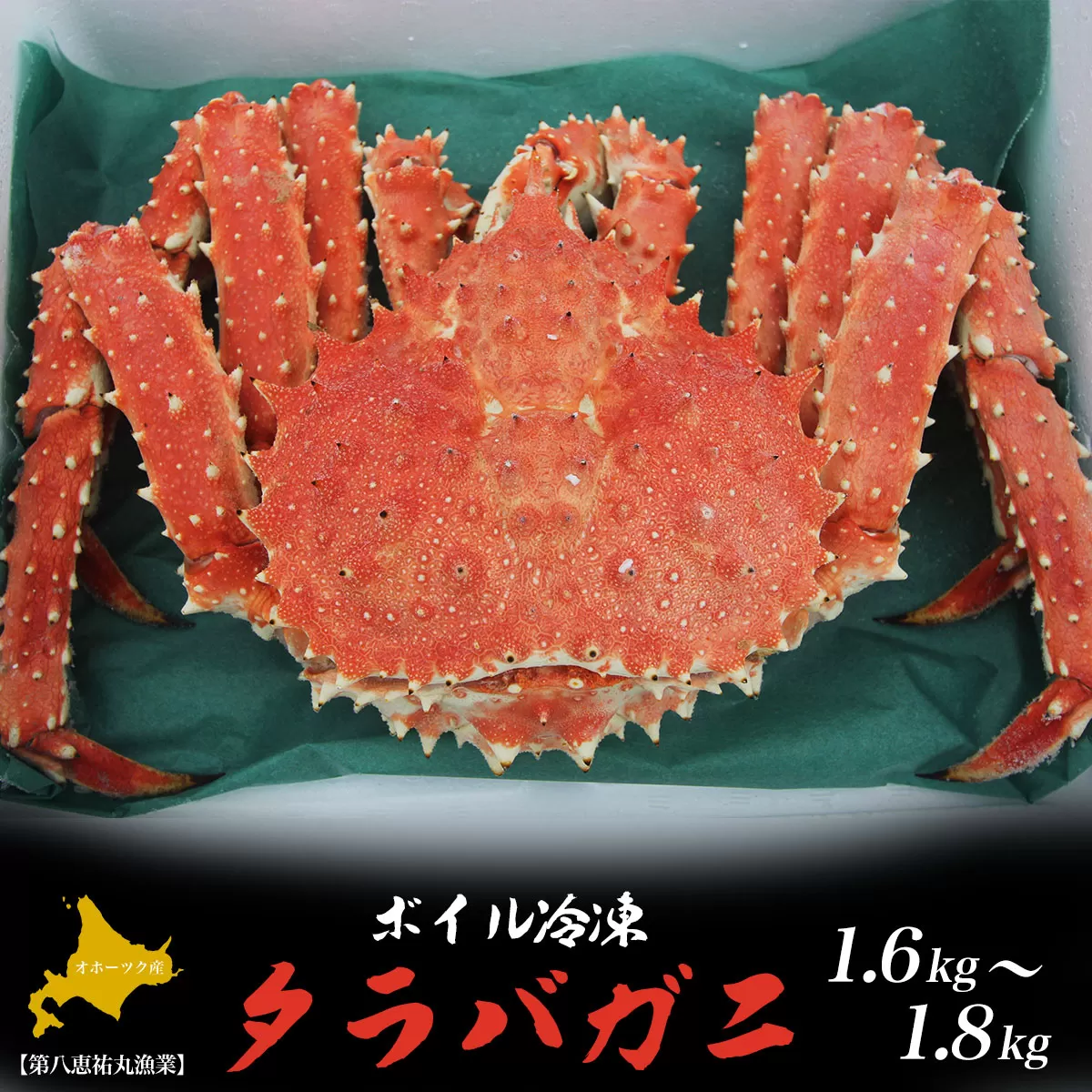 タラバガニ ボイル冷凍 1.6〜1.8kg オホーツク産 SRMN004