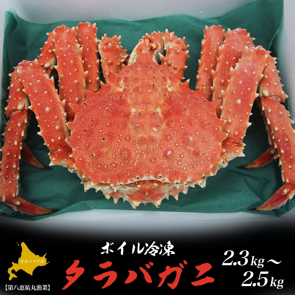 タラバガニ ボイル冷凍 2.3〜2.5kg オホーツク産 SRMN007