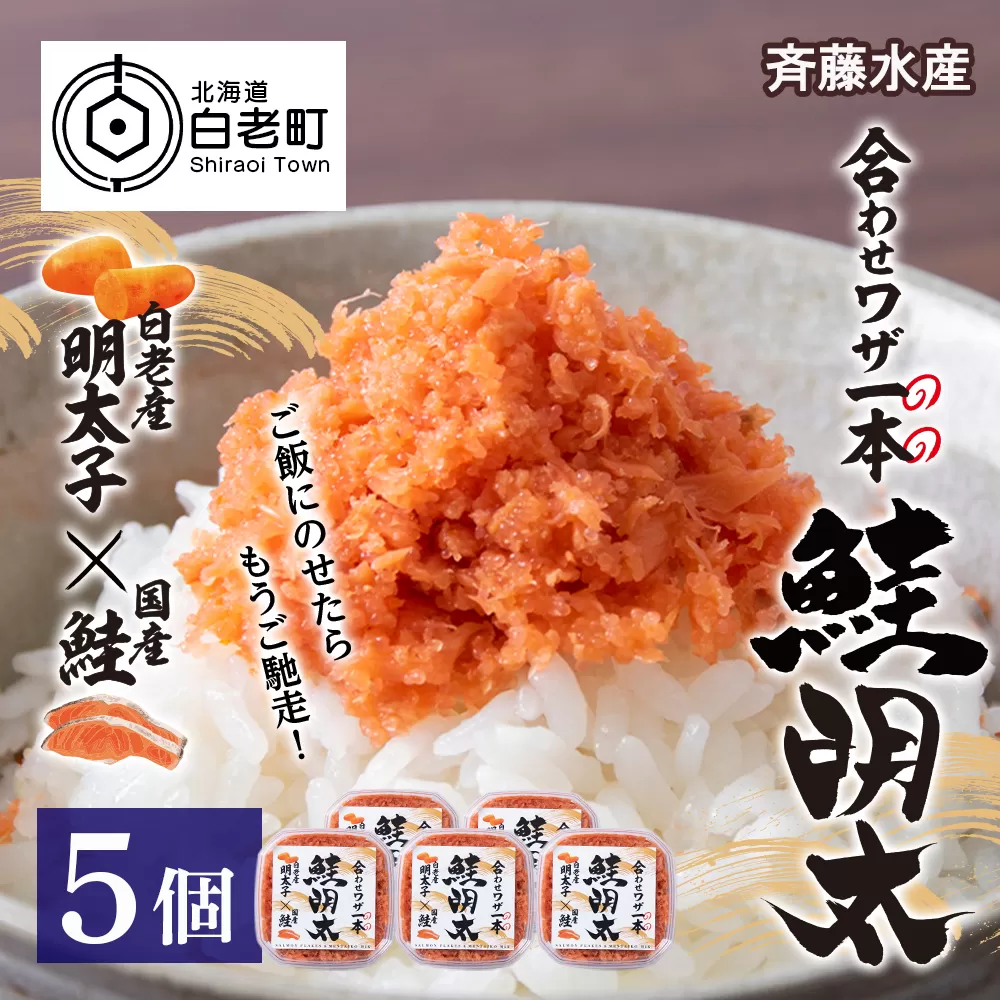 しゃけめんたい 鮭明太 100g×10パック 【斎藤水産】