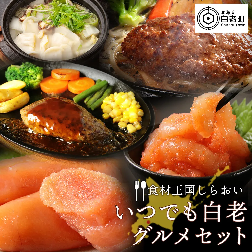 ［食材王国しらおい］いつでも白老グルメセット