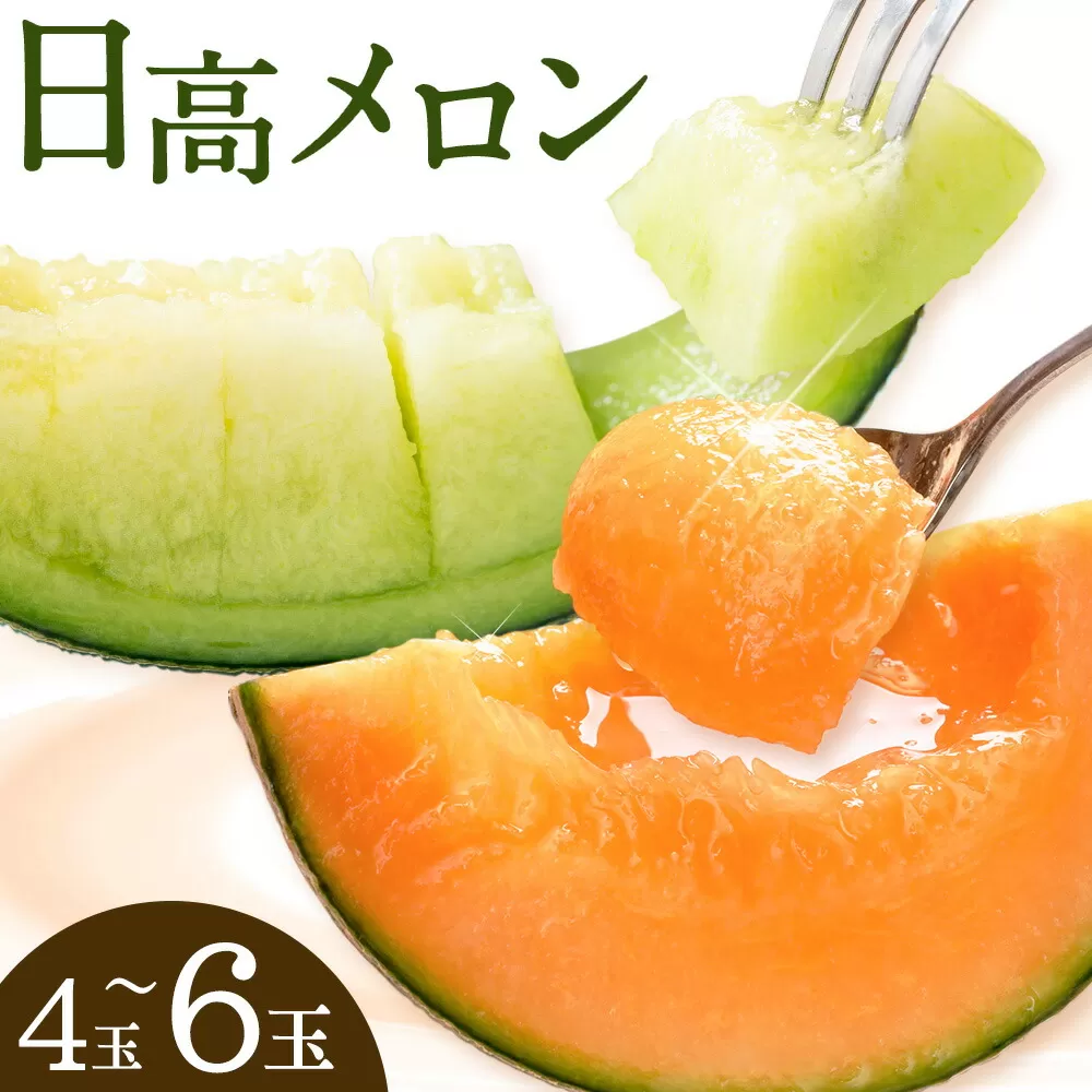 先行予約 日高メロン  4-6玉 約8-9kg のざわ農園 《7月上旬-8月中旬出荷》2026年 7月出荷 北海道 日高町産 赤肉メロン 青肉メロン 旬 果物 フルーツ めろん デザート 産地直送 お取り寄せ グルメ 贈り物 ギフト 贈答用 プレゼント 送料無料