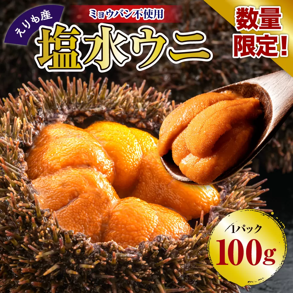 塩水うに 【えりも産】【er004-055】