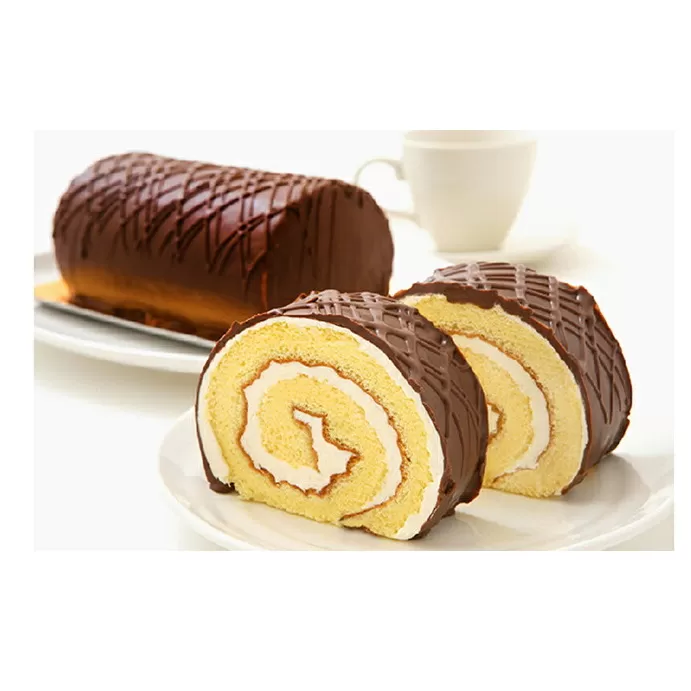 見た目も味も昭和レトロ　懐かしチョコロールケーキのペアセット