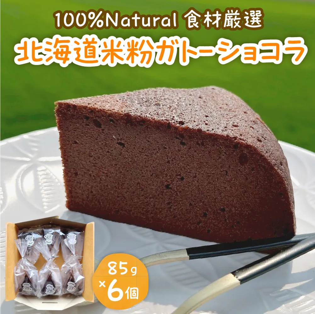 北海道特別栽培米粉ガトーショコラ me063-006b