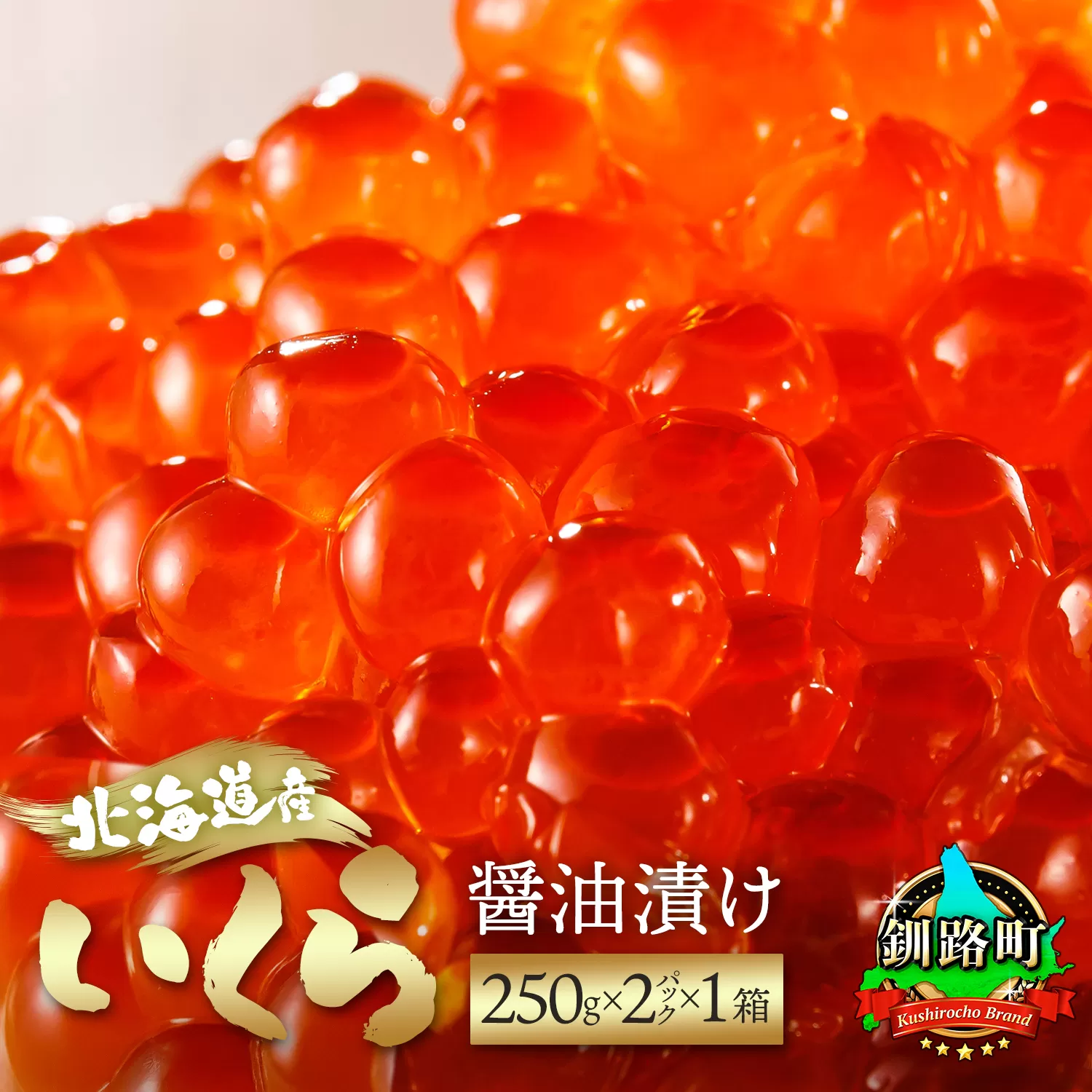 北海道産 いくら醤油漬け 500g（250g ×2パック） 発送時期が選べる | 国産 いくら いくら醤油漬 イクラ ikura 天然 鮭 サーモン 鮭卵 鮭いくら 冷凍 配送 選べる 指定 配送月指定 配送月が選べる 笹谷商店 直営 釧之助本店 スピード発送 北海道 釧路町 釧路超 特産品